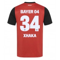 Fotballdrakt Herre Bayer Leverkusen Granit Xhaka #34 Hjemmedrakt 2024-25 Kortermet